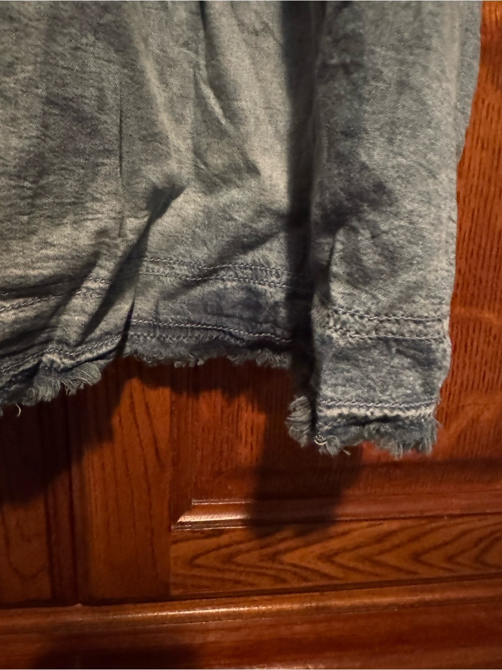 Pilcro Chambray Button‑Back Tank Top – Size Large, EUC - Picture 4 of 5